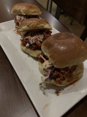 BBQ Sliders.  They were awesome! at Darbster in West Palm Beach