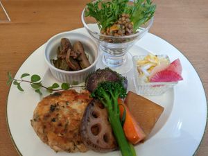 Vegan plate #Veganuary at Cafe Pony in Kumamoto
