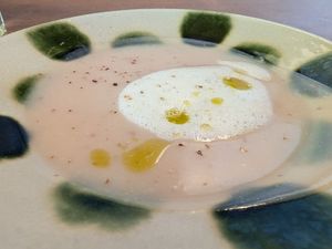 Potato's soup at Cafe Pony in Kumamoto