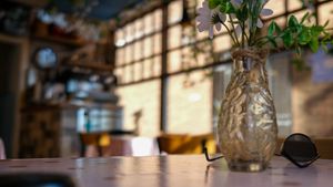 Interior at Alexandria Café in Margate