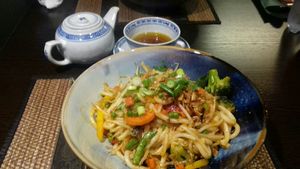 Thai Pad (ordered with mention no egg) at Yathida Noodle House in Ypres