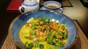 Vegetarian laksa at Yathida Noodle House in Ypres