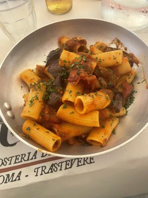 Rigatoni tonnarelli Nannarella (€13)  at Nannarella in Rome