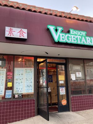 Absolutely yummy, great service! at Enjoy Vegetarian - Financial District in San Francisco
