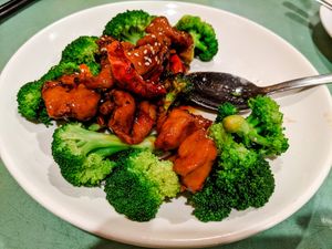 General Tso's "Chicken" at Enjoy Vegetarian at Enjoy Vegetarian - Financial District in San Francisco