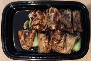 Bean Curd Pouch with Napa Cabbage and Green Vegetable at Enjoy Vegetarian - Financial District in San Francisco