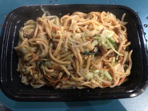 #71the house chow mein  at Enjoy Vegetarian - Financial District in San Francisco