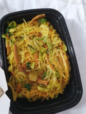Curry vermicelli at Enjoy Vegetarian - Financial District in San Francisco