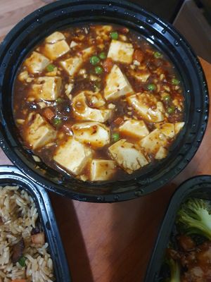 Ma po tofu at Enjoy Vegetarian - Financial District in San Francisco