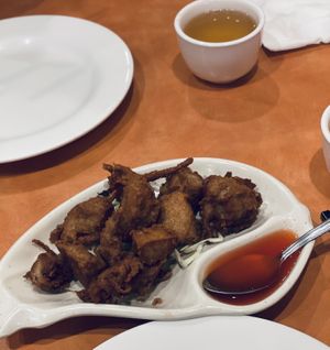 Fragrant chicken  at Enjoy Vegetarian - Financial District in San Francisco