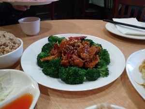 General Tso's Chicken at Enjoy Vegetarian - Financial District in San Francisco