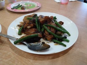 Eggplant string bean at Enjoy Vegetarian - Financial District in San Francisco