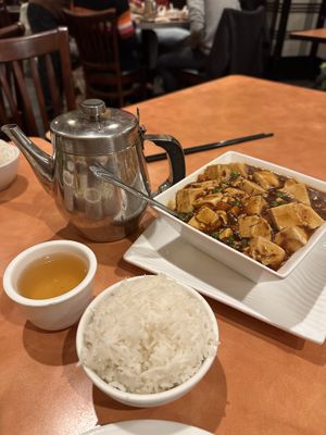 Mapo Tofu Great but super hot  at Enjoy Vegetarian - Financial District in San Francisco