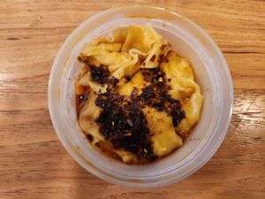 Spicy Wonton at Enjoy Vegetarian - Financial District in San Francisco