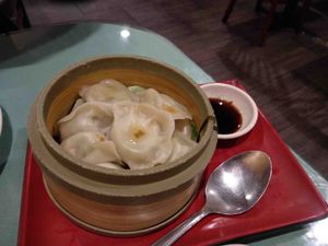 Dumplings at Enjoy Vegetarian at Enjoy Vegetarian - Financial District in San Francisco
