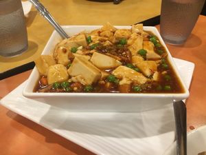 Tofu dish at Enjoy Vegetarian - Financial District in San Francisco