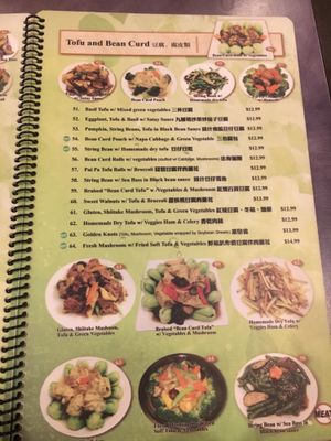 Menu at Enjoy Vegetarian - Financial District in San Francisco