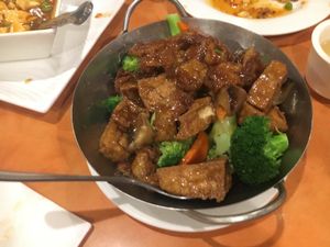 Fried tofu at Enjoy Vegetarian - Financial District in San Francisco