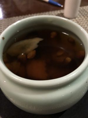Chinese herbal soup  at Yangming Spring - 陽明春天蔬食 in Taipei