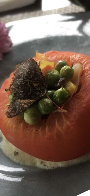 Tomato with truffle  at Yangming Spring - 陽明春天蔬食 in Taipei