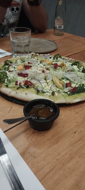 Pizza vegana (catorce) at Rupestre in Guadalajara