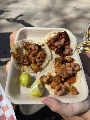 Tacos  at Productos Veganos Rancho San Agustín in Puerto Vallarta