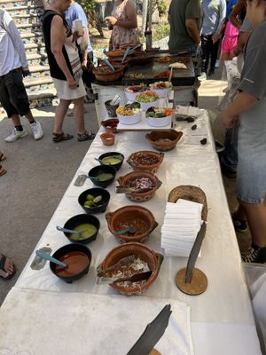 Taco toppings  at Productos Veganos Rancho San Agustín in Puerto Vallarta