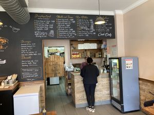  counter at Dumplings & Things in Sunnyside