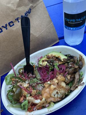 Vegan Buddha Bowl (special from April 2021) at Coyo Taco in Miami