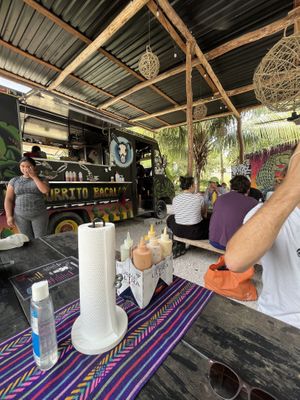 Seating area  at Mi Burrito Bacalar in Bacalar