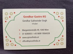   at Spice of India in Vienna