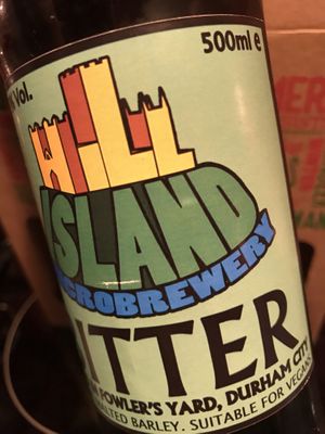 Suitable for vegans - yeah! at Hill Island Brewery in Durham