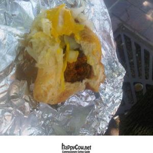 Chili with Daiya and onions at City Dogs - Food Cart in Salt Lake City