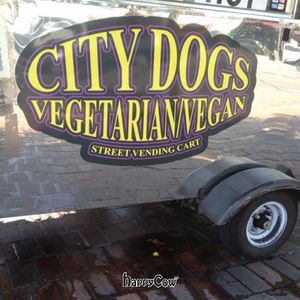 sign  at City Dogs - Food Cart in Salt Lake City