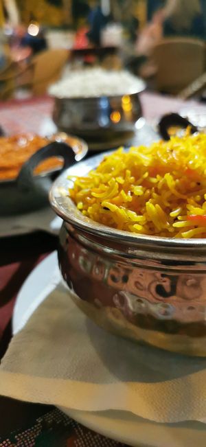 Arroz con cúrcuma y comino at Himalaya Restaurant in Lanzarote