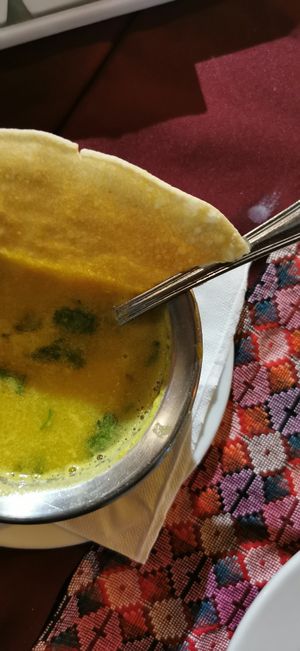 Sopa Dal at Himalaya Restaurant in Lanzarote