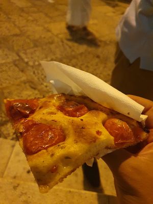 Focaccia at Panificio Santa Rita in Bari