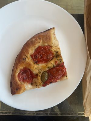 take away focaccia  at Panificio Santa Rita in Bari