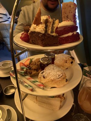 Vegan afternoon tea   at Mrs Salisbury's in Maldon