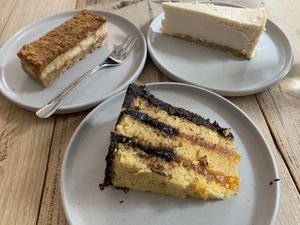 cakes at Potts Coffee in Liverpool