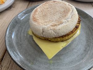 muffin at Potts Coffee in Liverpool