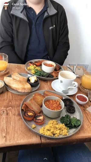 Breakfast amazing  at Potts Coffee in Liverpool