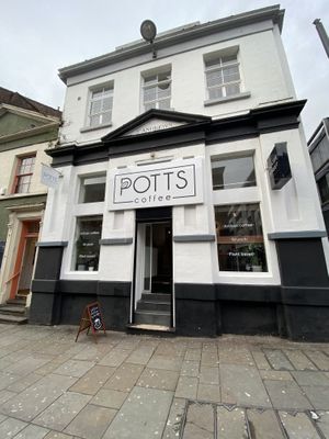 Exterior  at Potts Coffee in Liverpool