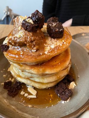 Pancakes ❤️❤️❤️❤️❤️ at Potts Coffee in Liverpool