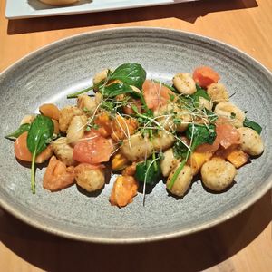 Pumpkin gnocchi at The Fat Duck in Te Anau