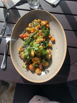 Pumpkin gnocchi  at The Fat Duck in Te Anau