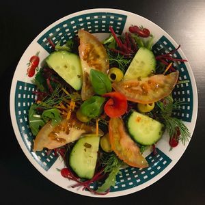 Egyptian salad at Habibi in Rotterdam