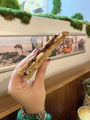 Peanut Butter Jelly Sandwich  at Roots in Zagreb