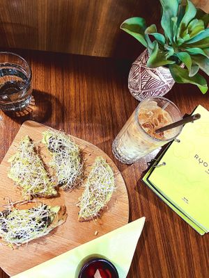 Avocado toast   at Roots in Zagreb
