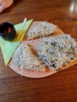 Avocado on toast at Roots in Zagreb